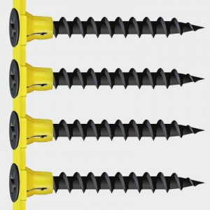 TIMco Black Collated 3.5x35mm Coarse Thread Screw -1000Pk  TIM35COLCS