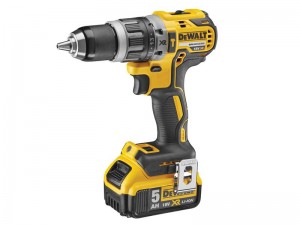 DeWalt 18V DCD796P1 2Speed B/Less Combi Drill 1x5A Power Tool  DEWDCD796P1