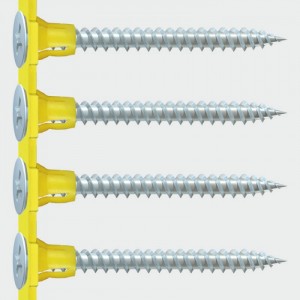 TIMco BZinc Plated Collated 3.5x35mm Fine Thread Screw -1000Pk  TIM35COLFS
