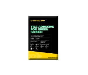 DUNLOP TILE ADHESIVE FOR GREEN SCREED GREY 15KG [DUN19018]
