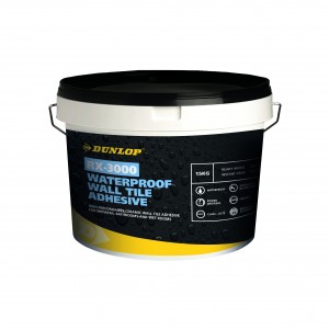 DUNLOP RX-3000 WATERPROOF WALL TILE ADHESIVE 5KG [DUN32324]