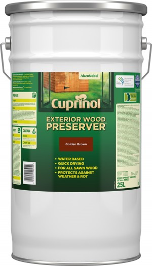 Cuprinol Exterior Wood Preserver 5L Black (ICI5095361)