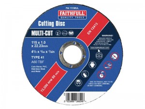 Multi-Cut Cutting Disc  FAI11510MUL