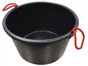 Black Builder's Bucket  FAI40LBUCKET