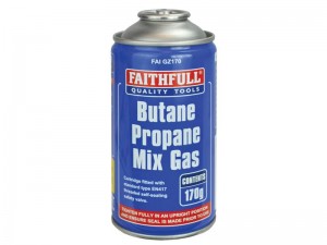 Butane Propane Gas Cartridges  FAIGZ170