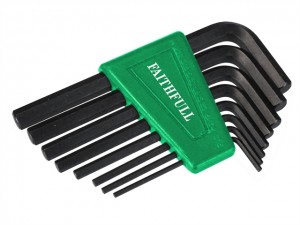 Short Arm Hex Key Sets, 8 Piece  FAIHKS8AF