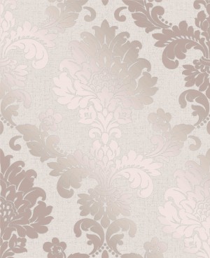 Quartz Damask Wallpaper - Rose Gold  FD42204