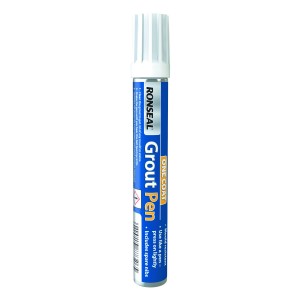 Ronseal One Coat Grout Pen White 15ml [RONS37326]