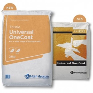 THISTLE UNIVERSAL ONE COAT PLASTER - 25KG  HPRTWFE