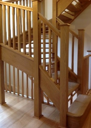 Pear Stairs - Knaphill Open Riser Staircase (405)