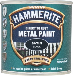 Hammerite Metal Paint Satin 750ml Black (ICIH5092829)