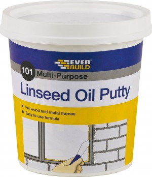 SikaEverbuild 101 Multi Purpose Linseed Oil Putty Natural 1kg [EVMPN1]