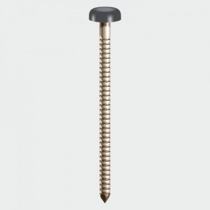 TIMCO PP40AG Polymer Head Pin A/Grey 40mm 250Pk  :PP40AG