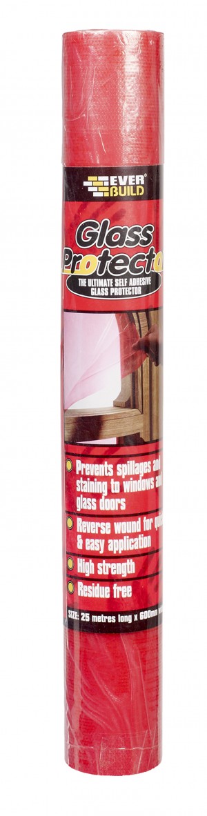 SikaEverbuild Glass Protector 600mm x25m Red [EVBROLLGLAS25]