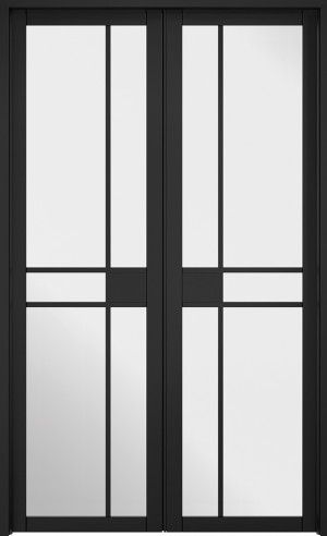 LPD - Internal Door - Room Divider Black Greenwich W4 2031 x 1246 mm  W4GREENWBLA