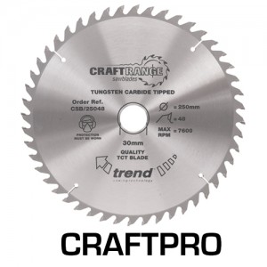 Trend CSB/16248  Craft saw blade 162mm x 48T x 20mm   TRCSB16248