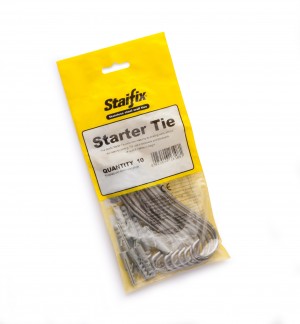 ANCON - STAIFIX STARTER SCREW TIE-S/STEEL C/W PLUG Pk10  ICCCCM7