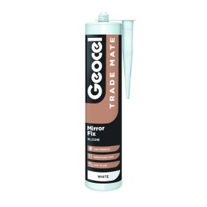 Geocel Trade Mate Mirror Fix Silicone Adhesive 310ml White [GEOTMMFIXWH]