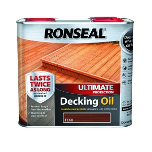 Ronseal Ultimate Protection Decking Oil Teak 5L [RONS37296]