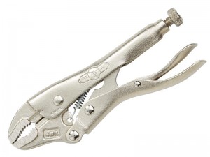 Curved Jaw Locking Pliers With Wire Cutter  VIS4WRC