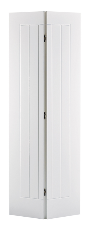 LPD - Internal Door - White Mexicano Bi-fold 1981 x 686 (27")  BFWFMEX27