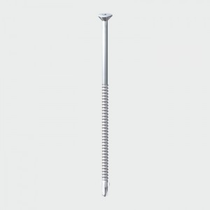 Timber to Steel Wing Tip Screw 5.5 x65mm BZinc Plated LOOSE  TIMLW65B