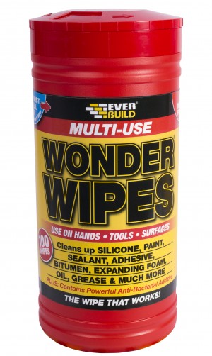 SikaEverbuild Multi-Use Wonder Wipes Tub 100pk [EVBWIPE80]