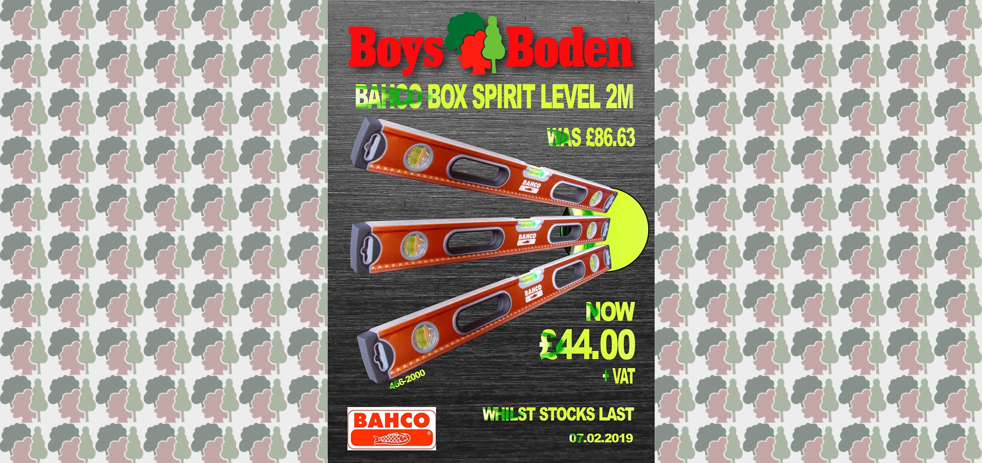 Bahco spirit level, spirit level deals, sale, offers, promotion