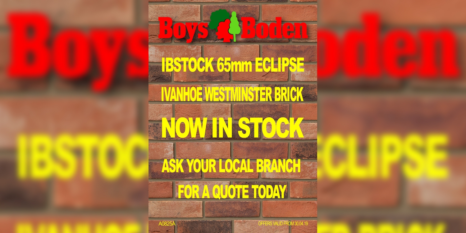 ivanhoe, brickwork, westminster brick, brick stock welshpool