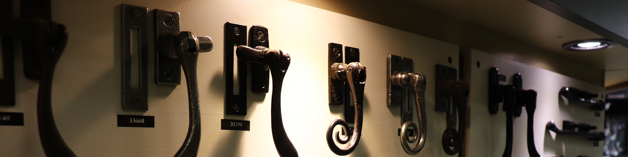 Traditional metal door handles From The Anvil