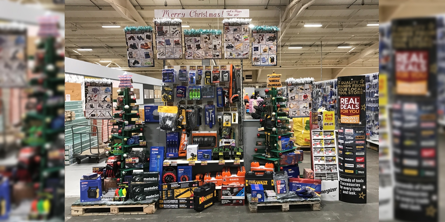 Toolbank Christmas offers available at Boys & Boden Builders Merchants.