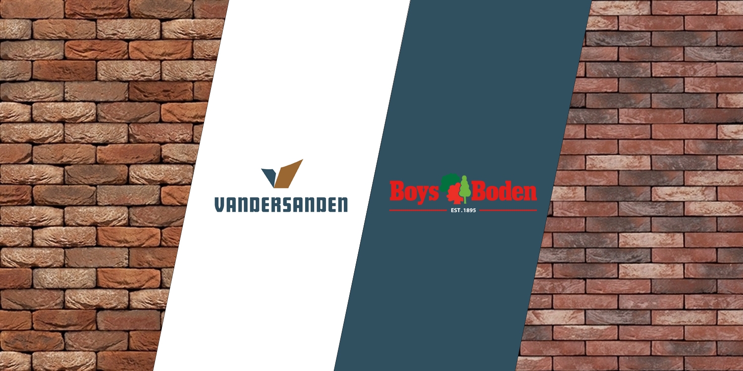 Vandersanden Bricks now available at Boys and Boden Chester.